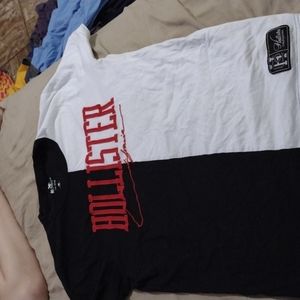Color block/ split color hollister T shirt